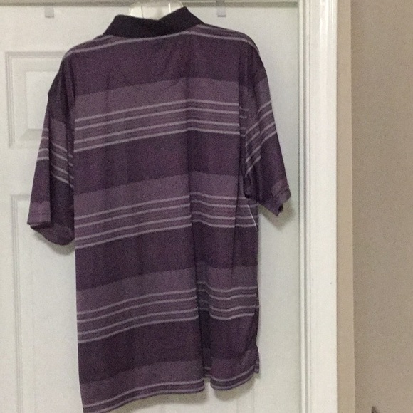 Men’s 2XL grand slam purple polo - Picture 3 of 4